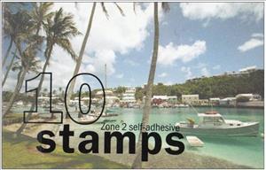 Booklet, Booklet Pane of 10, Flatts Inlet, Bermuda,  