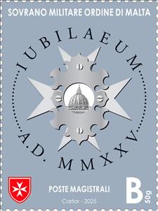 Stamp, Holy Year 2025, Malta, Sovereign Military Order of,  , Holy Year
