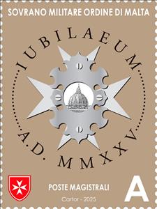 Stamp, Holy Year 2025, Malta, Sovereign Military Order of,  , Holy Year