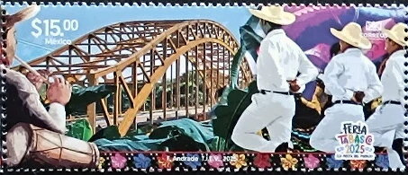 Stamp, Tabasco Fair 2025, Mexico,  , Festivals