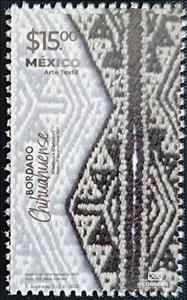 Stamp, Textile From Chihuahua (2025 Imprint), Mexico,  , Textile