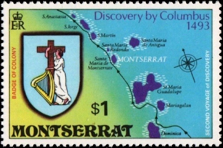 Colony Badge and Map of Voyage