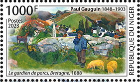 Paul Gauguin (1848–1903), "The pig keeper, Brittany", 1888
