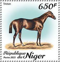 Stamp, Tristan, Niger,  , Animals (Fauna), Horses, Mammals