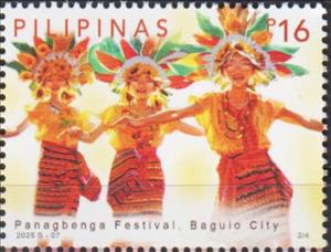 Stamp, Panagbenga Festival, Baguio City, Philippines,  , Festivals
