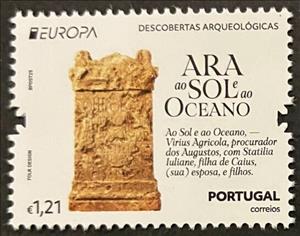 Stamp, Altar to Ocean and Sun, Portugal,  , Archaeology, C.E.P.T. / Europe