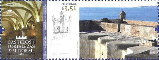 Stamp, Fort Saint Julian da Barra, Oeiras, Portugal,  , Fortresses / Strongholds