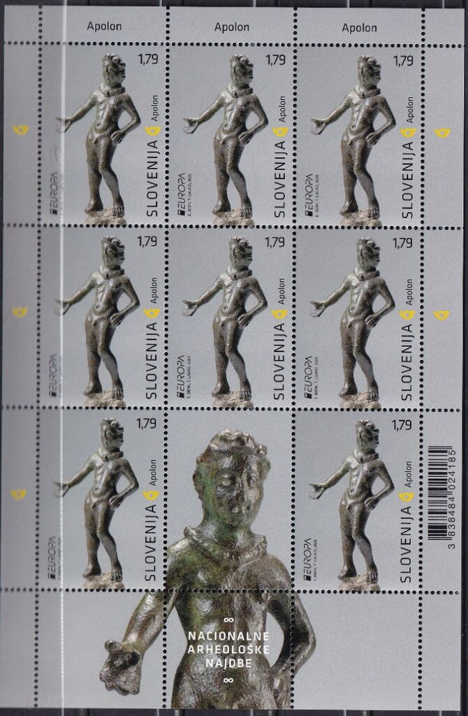 Bronze Apollo Statuette
