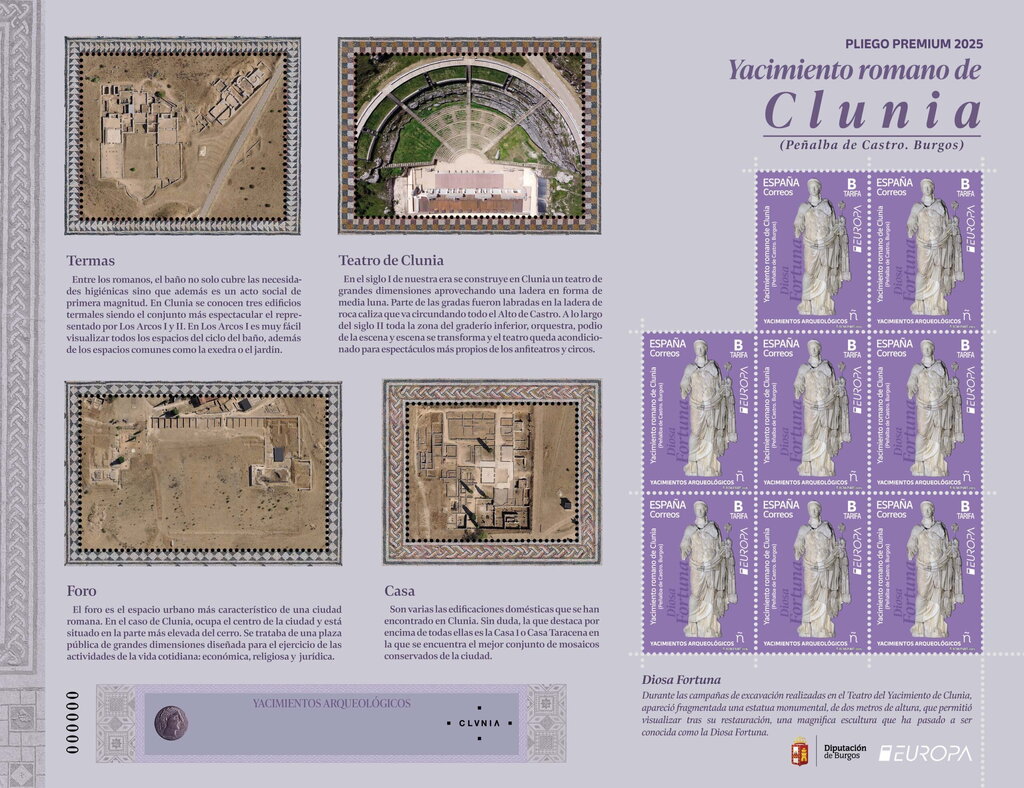 Europa (C.E.P.T.) 2025 - Statue of Fortuna, Clunia