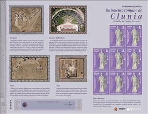 Mini Sheet, Europa (C.E.P.T.) 2025 - Statue of Fortuna, Clunia, Spain,  , C.E.P.T. / Europe, Statues