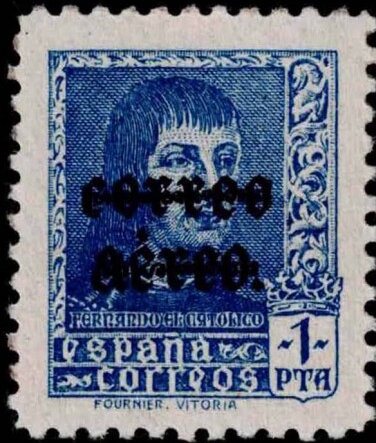 Ferdinand the Catholic RED Overprint