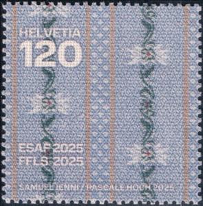 Stamp, Swiss Wrestling and Alpine Festival 2025 Glarnerland+, Switzerland,  , Clothing, Folklore