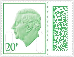 Stamp, King Charles III - Security Code MPIL M25L, United Kingdom of Great Britain & Northern Ireland,  , Famous People, Heads of State, Kings, Royalty