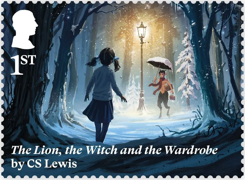 Scene from The Lion, the Witch and the Wardrobe by CS Lewis