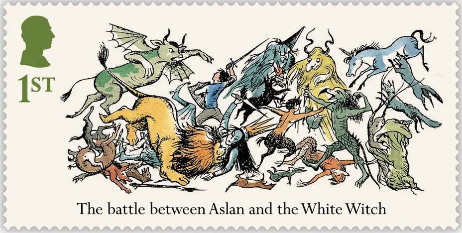 The Battle between Aslan and the White Witch