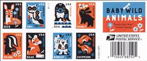 Booklet, Baby Wild Animals, United States of America,  , Animals (Fauna)