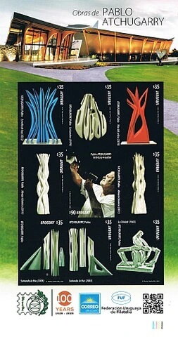 Mini Sheet, Pablu Atchugarry, Sculptor, Uruguay,  , Expositions, Sculptors, Sculptures