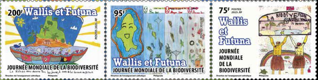 Se-tenant, International Day of Biodiversity, Wallis and Futuna,  , Environment Protection, Maps