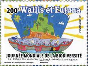 Stamp, International Day of Biodiversity, Wallis and Futuna,  , Environment Protection