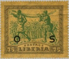 Stamp, Tusk carrying, Liberia,  