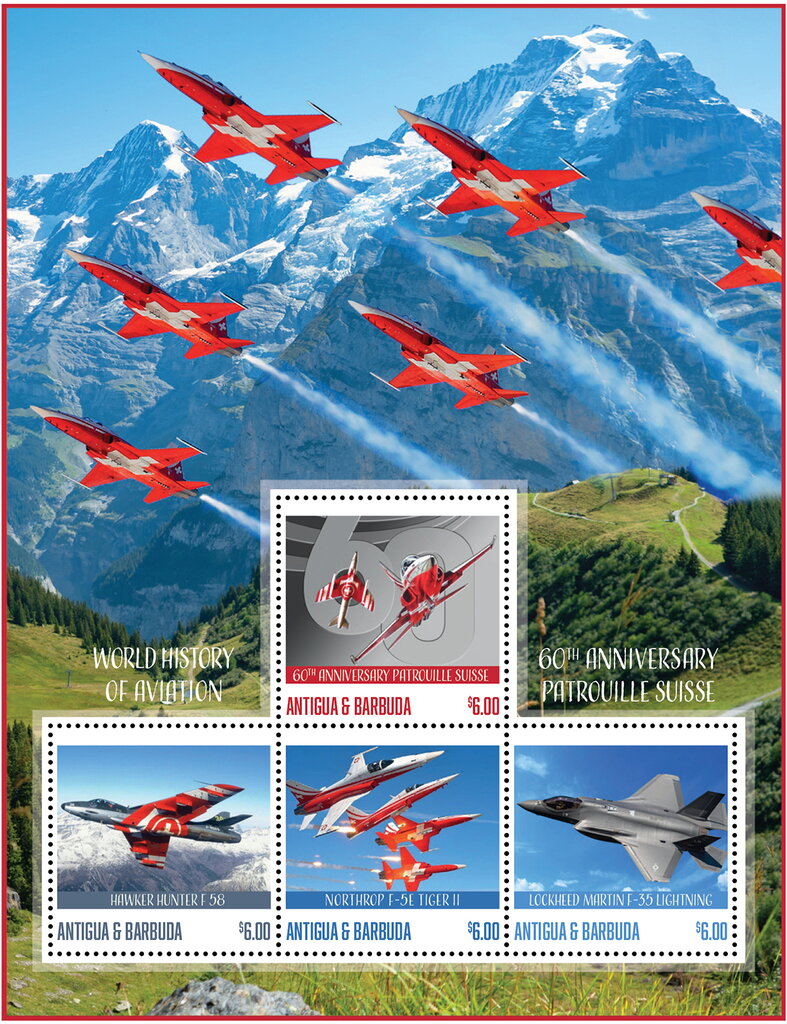 World History of Aviation 60th Anniversary Patrouille Suisse