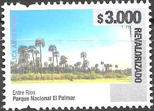 El Palmar National Park, Entre Rios, Surcharged