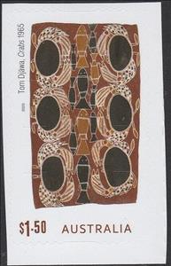 Stamp, Crabs by Tom Djäwa, Australia,  , Art