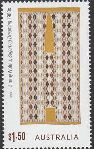 Stamp, Sugarbag Dreaming by Jimmy Wululu, Australia,  , Art