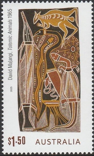 Totemic Animals by David Malangi