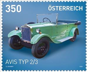 Stamp, Avis Typ 2/3, Austria,  , Cars