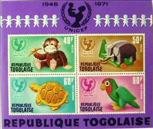 Souvenir Sheet, Bloc 60, Togo,  , UNICEF