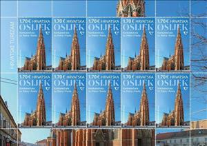 Full Pane, Saint Peter & Paul Co-Cathedral, Osijek, Croatia,  , Churches - Cathedrals - Basilicas - Chapels, Tourism