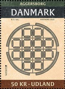 Stamp, Aggersborg Ring Fort, Denmark,  , Archaeology, C.E.P.T. / Europe, Fortresses / Strongholds