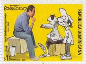 Stamp, Harold Priego García-Godoy, Cartoonist, Dominican Republic,  , Graphic Artists