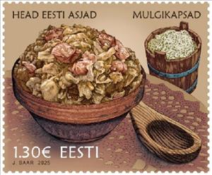 Stamp, Estonian Gastronomy : Mulgi Cabbage Stew, Estonia,  , Food, Gastronomy