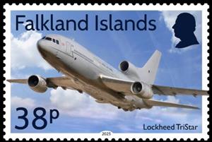 Stamp, Lockheed Tri-Star, Falkland Islands,  , Aircraft, Airports, Aviation