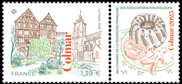 98th Conference of French Philatelic Associations, Colmar