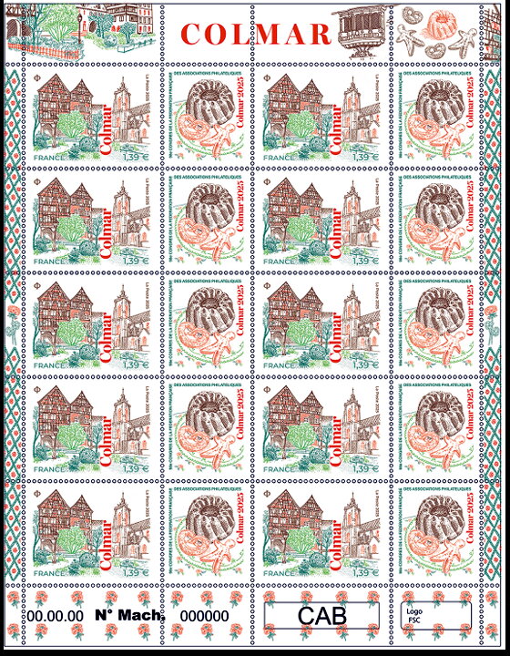 98th Conference of French Philatelic Associations, Colmar