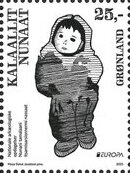 Stamp, Mummy, Qilakitsoq, Greenland,  , C.E.P.T. / Europe
