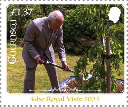 King Charles Planting Tree