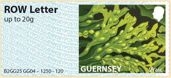 Stamp, Vraic Seaweed, Guernsey,  , Aquatic Plants