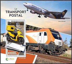 Souvenir Sheet, Peugeot Tweet Pro 125, Guinea,  , Transport, Vehicles