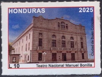 Stamp, Manuel Bonilla National Theatre, Honduras,  , Architecture, Townscapes / City Views