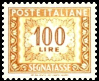 Stamp, Numeral - 2nd issue - Wmk. stars II, Italy,  , Numbers, Postal Services