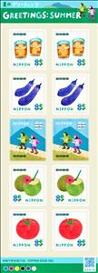 Full Pane, Summer Greetings 2025, Japan,  , Drinkware, Fruits and Berries, Hiking, Vegetables