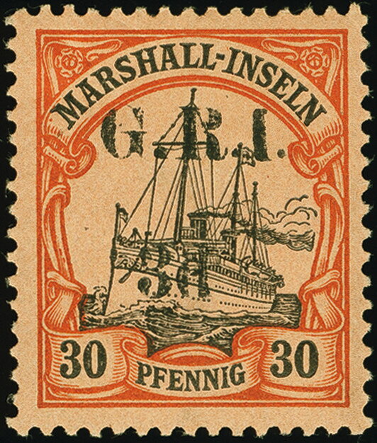 SMS "Hohenzollern" - Surcharged