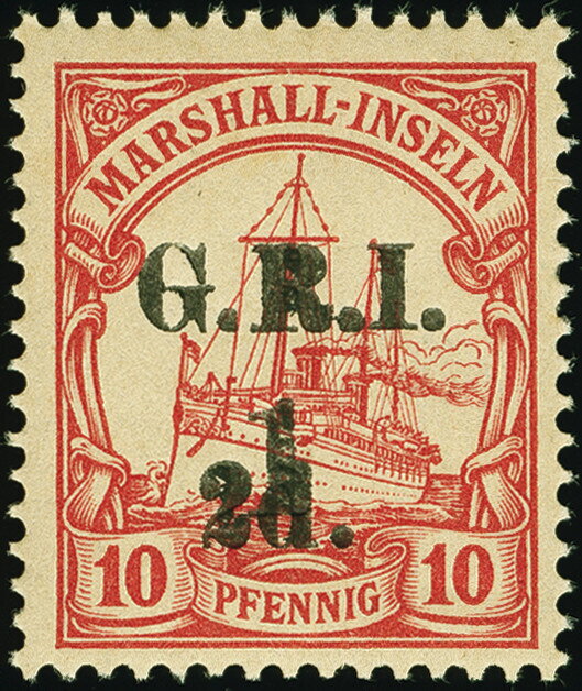 SMS "Hohenzollern" - Surcharged