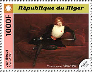 Jean Béraud (1849–1935), "The Fencing Girl", 1890–1900
