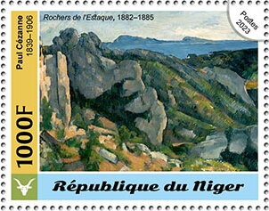 Paul Cézanne (1839–1906), "Cliffs in L´Estaque"