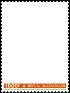 Stamp, Personalized Stamp, Niger,  